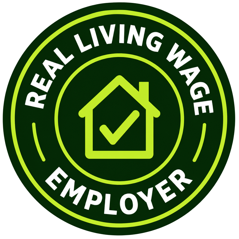 Living Wage Foundation accredited employer mark