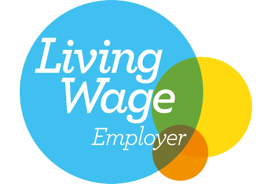 Real Living Wage Employer accreditation badge